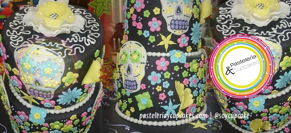 pastel Dia de Muertos
