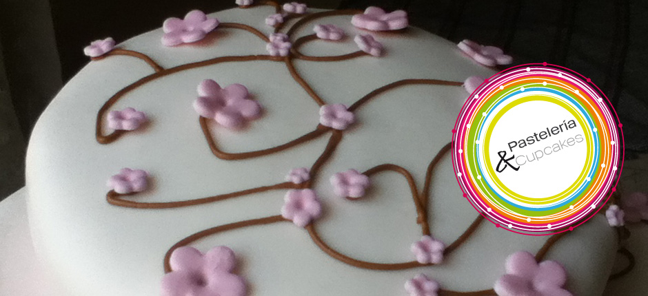 Jardin de flores de cerezos