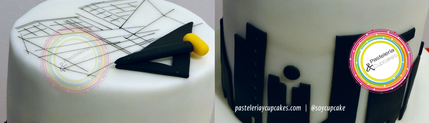 pastel tematica arquitectura