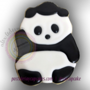Galleta de mantequilla oso panda