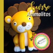 Cursos animalitos en pasta de goma - cake toppers